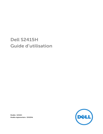 Dell S2415H electronics accessory Manuel utilisateur | Fixfr