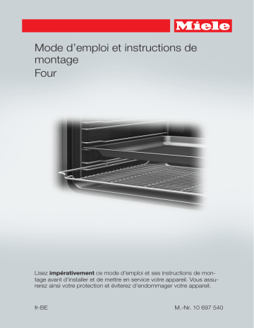 Manuel du propriétaire | Miele H2601-1 B Manuel utilisateur | Fixfr