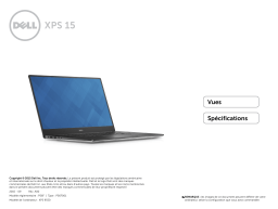 Dell XPS 15 9550 laptop spécification