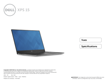 Dell XPS 15 9550 laptop spécification | Fixfr