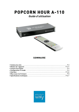 Popcorn Hour A-110 Manuel utilisateur