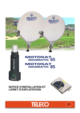 Teleco MotoSat Digimatic 65/85 LNB S1 Manuel utilisateur