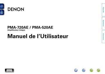 Manuel du propriétaire | Denon DCD520AESRE2 Manuel utilisateur | Fixfr