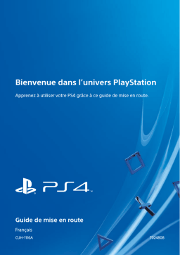 Sony PS4 CUH-1116A Manuel utilisateur