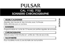 Pulsar 7T32 Manuel utilisateur