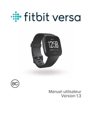 Mode d'emploi | Fitbit VERSA Manuel utilisateur | Fixfr