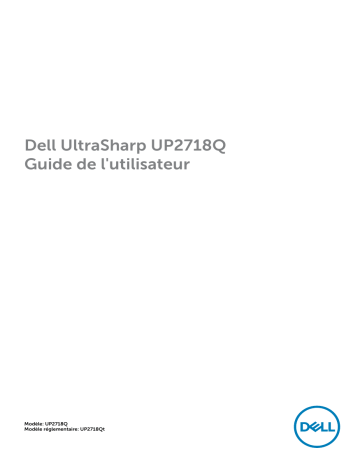 Dell UP2718Q electronics accessory Manuel utilisateur | Fixfr