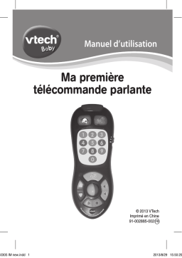 VTech Ma Premiere Télécommande Parlante Manuel utilisateur