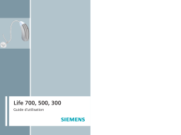 Siemens Life 500 Manuel utilisateur