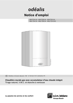 ELM LEBLANC ODEALIS GVT C 24-1H V 24 KWODEALIS NGLT 24-1H CF 24 KW Manuel utilisateur