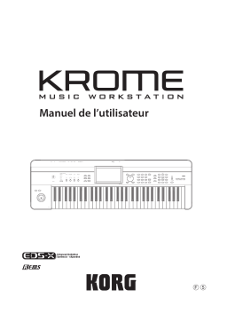 Korg KROME EX Manuel utilisateur