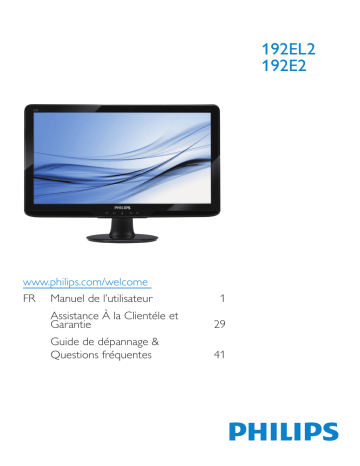 Manuel du propriétaire | Philips 192EL2SB Manuel utilisateur | Fixfr