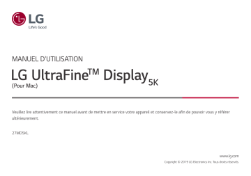 LG 27MD5KL-B Manuel du propriétaire | Fixfr