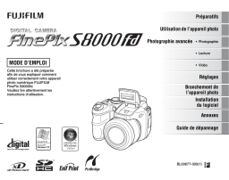 Fujifilm FinePix S8000 FD Mode d'emploi