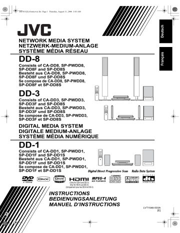 Manuel du propriétaire | JVC DD-3 Manuel utilisateur | Fixfr