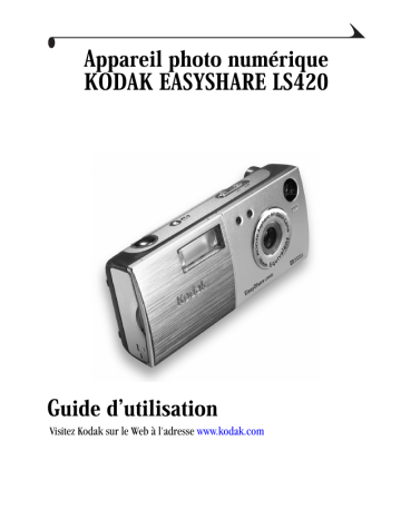 Mode d'emploi | Kodak EasyShare LS420 Manuel utilisateur | Fixfr