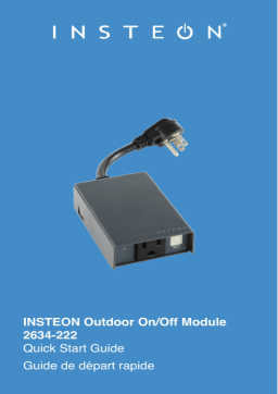 INSTEON Refurbished Remote Control Plug-in On/Off Module, Outdoor Guide de démarrage rapide
