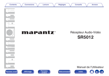 Manuel du propriétaire | Marantz SR 7200 Manuel utilisateur | Fixfr