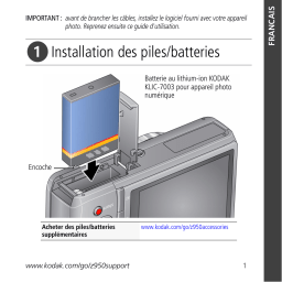 Kodak EASYSHARE Z950 Manuel utilisateur