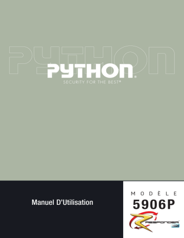 Manuel du propriétaire | Python 5906P Manuel utilisateur | Fixfr