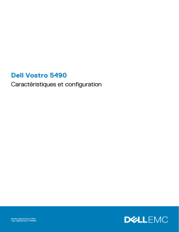 Dell Vostro 5490 laptop Manuel du propriétaire | Fixfr