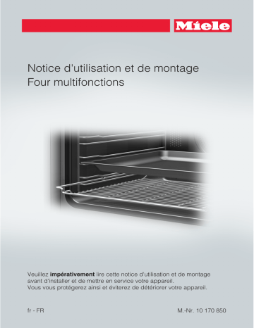 Manuel du propriétaire | Miele H 2661-1 BP Manuel utilisateur | Fixfr