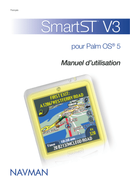 Navman SmartST V3 Palm OS5 Manuel utilisateur