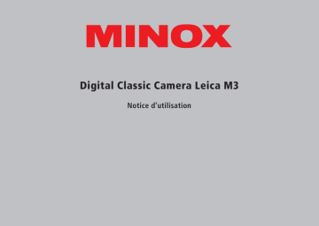 Manuel du propriétaire | Leica DIGITAL CLASSIC CAMERA LEICA M3 3.0 MP Manuel utilisateur | Fixfr