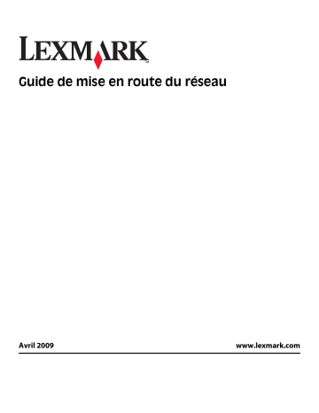 Manuel du propriétaire | Lexmark PLATINUM PRO900 Manuel utilisateur | Fixfr