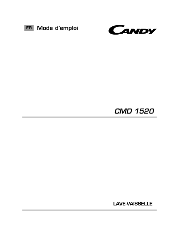 Manuel du propriétaire | Candy CMD1520 Manuel utilisateur | Fixfr