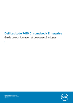 Dell Latitude 7410 Chromebook Enterprise laptop Manuel du propriétaire