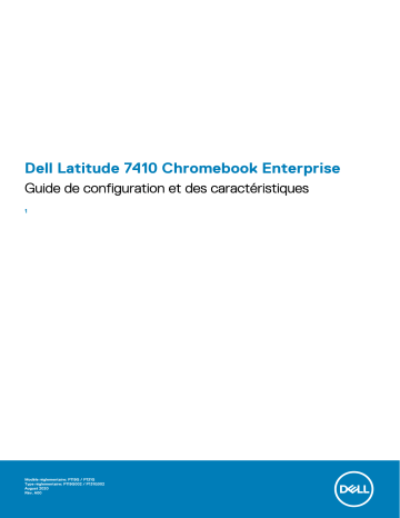 Dell Latitude 7410 Chromebook Enterprise laptop Manuel du propriétaire | Fixfr
