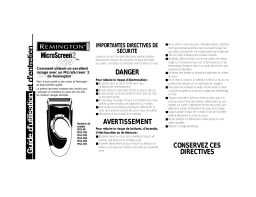Remington MS2-300 Manuel utilisateur