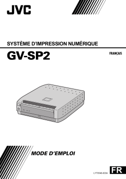 JVC GV-SP2 Manuel utilisateur