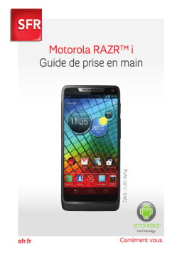 Motorola RAZR i sfr Manuel utilisateur