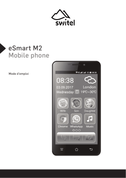 SWITEL eSmart-M2 Mobile phone Manuel du propriétaire