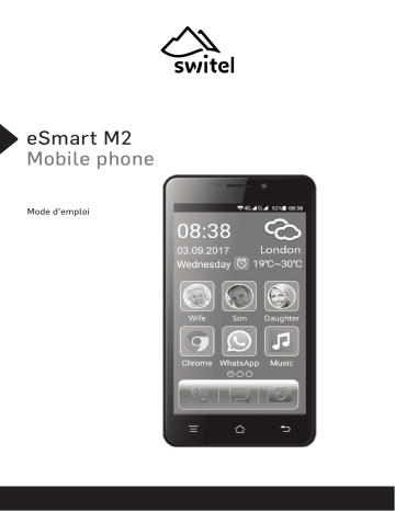 SWITEL eSmart-M2 Mobile phone Manuel du propriétaire | Fixfr