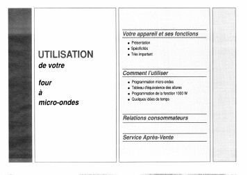 Manuel du propriétaire | Thomson M200 Manuel utilisateur | Fixfr