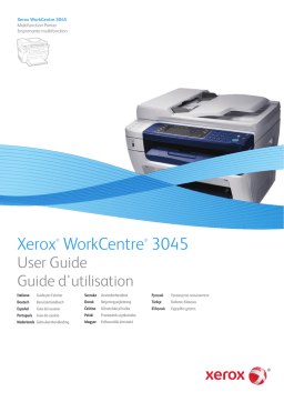 Xerox 3045 WorkCentre Mode d'emploi