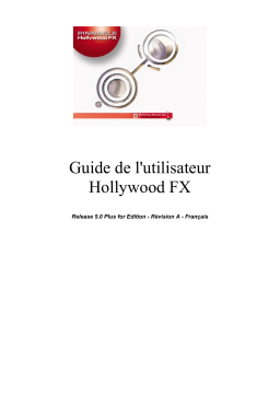 Avid Pinnacle Hollywood FX Plus version 5.0 Manuel utilisateur