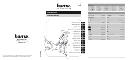 Hama 00127784 FULLMOTION TV Wall Bracket, 3 stars, 190 cm (75") Manuel utilisateur