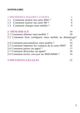 Hisense U608 - Starshine 4 Manuel utilisateur