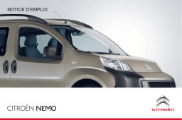 CITROEN NEMO 2011 Manuel utilisateur