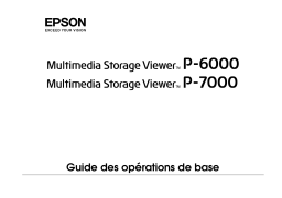 Epson P-6000 Manuel utilisateur