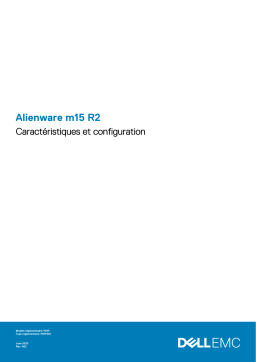 Alienware m15 R2 Laptop Manuel utilisateur