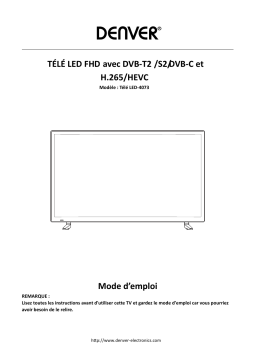 Denver LED-4073 Manuel utilisateur