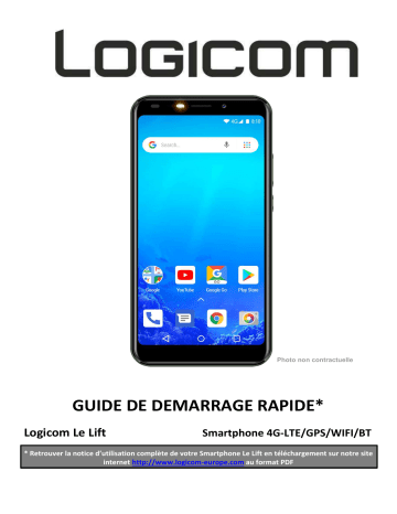 Guide de démarrage rapide | Logicom Le Lift Manuel utilisateur | Fixfr