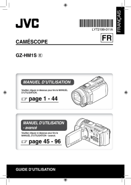 JVC GZ HM1S, HM1SE Manuel utilisateur