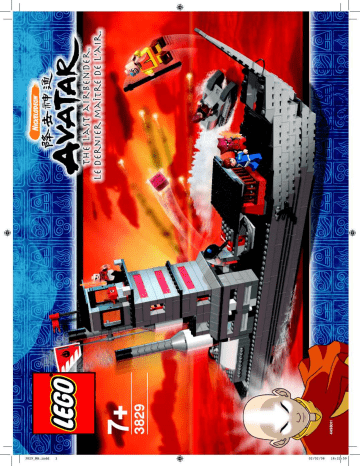 Guide d'installation | Lego 3829 Fire Nation Ship Manuel utilisateur | Fixfr