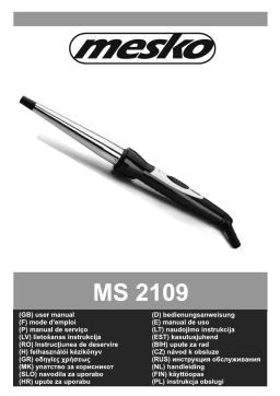 Mesko MS 2109 Manuel utilisateur